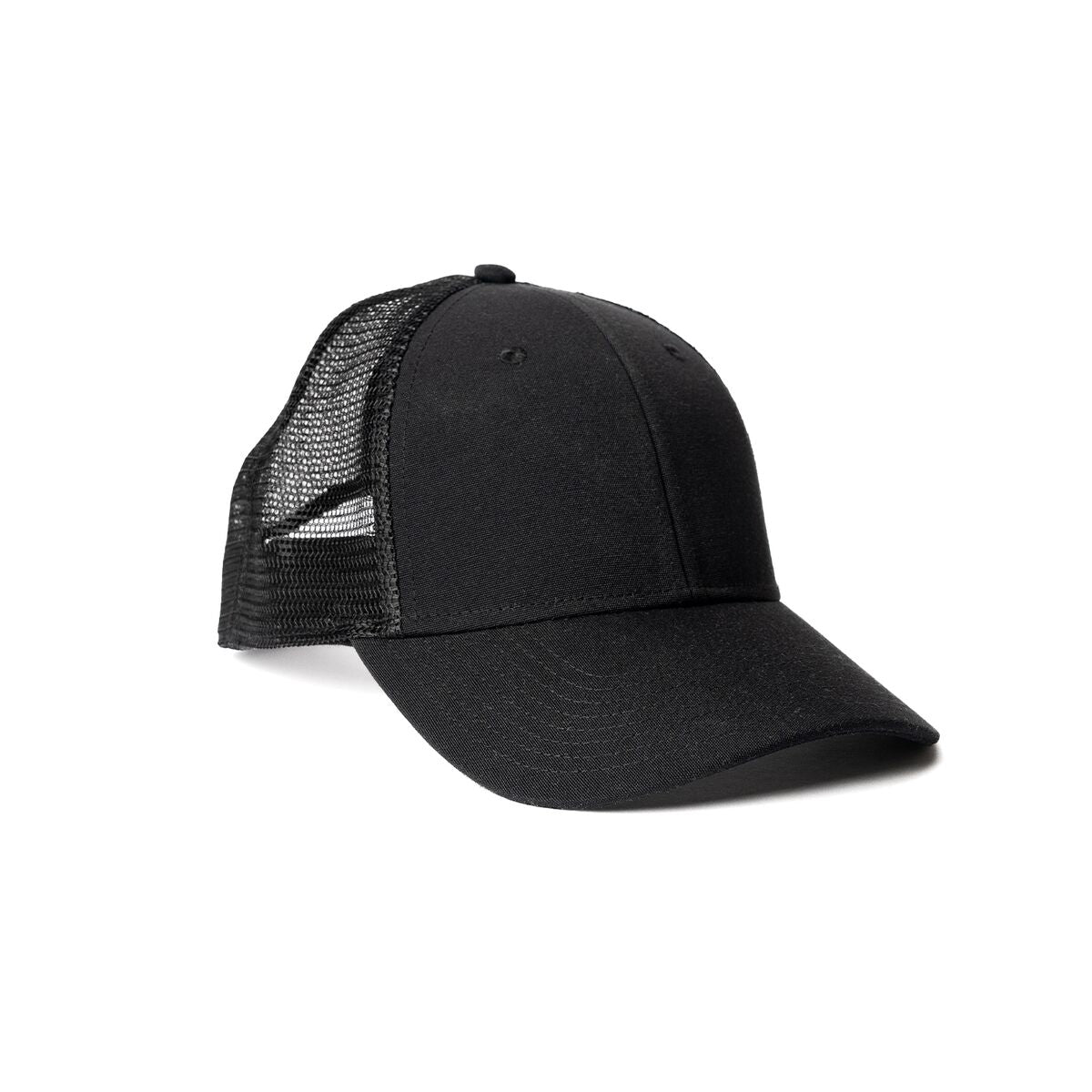 recycled-poly-low-profile-trucker-hat-e1 Web_PDP-LowProfileTruckerHat_Studio_Front_Black.jpg